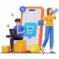 E-commerce Marketing Icon