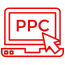 Pay-per-click (PPC) marketing Icon