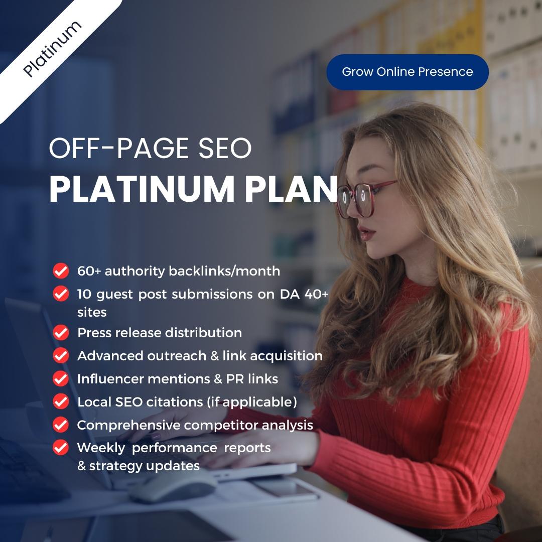 Platinum Package| Off-page SEO