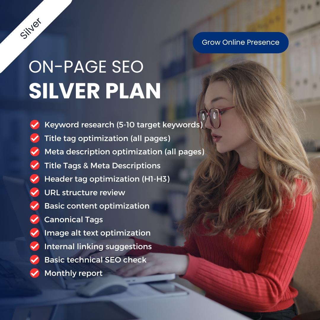 Silver Package | On-Page SEO